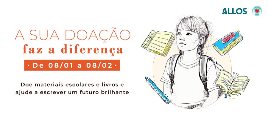 Doação de Material Escolar: Volta às Aulas